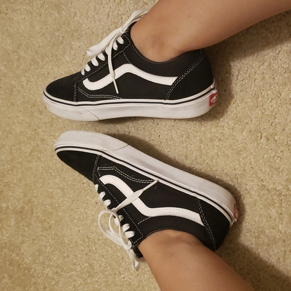 Black and White Vans - Picture 2 of 5